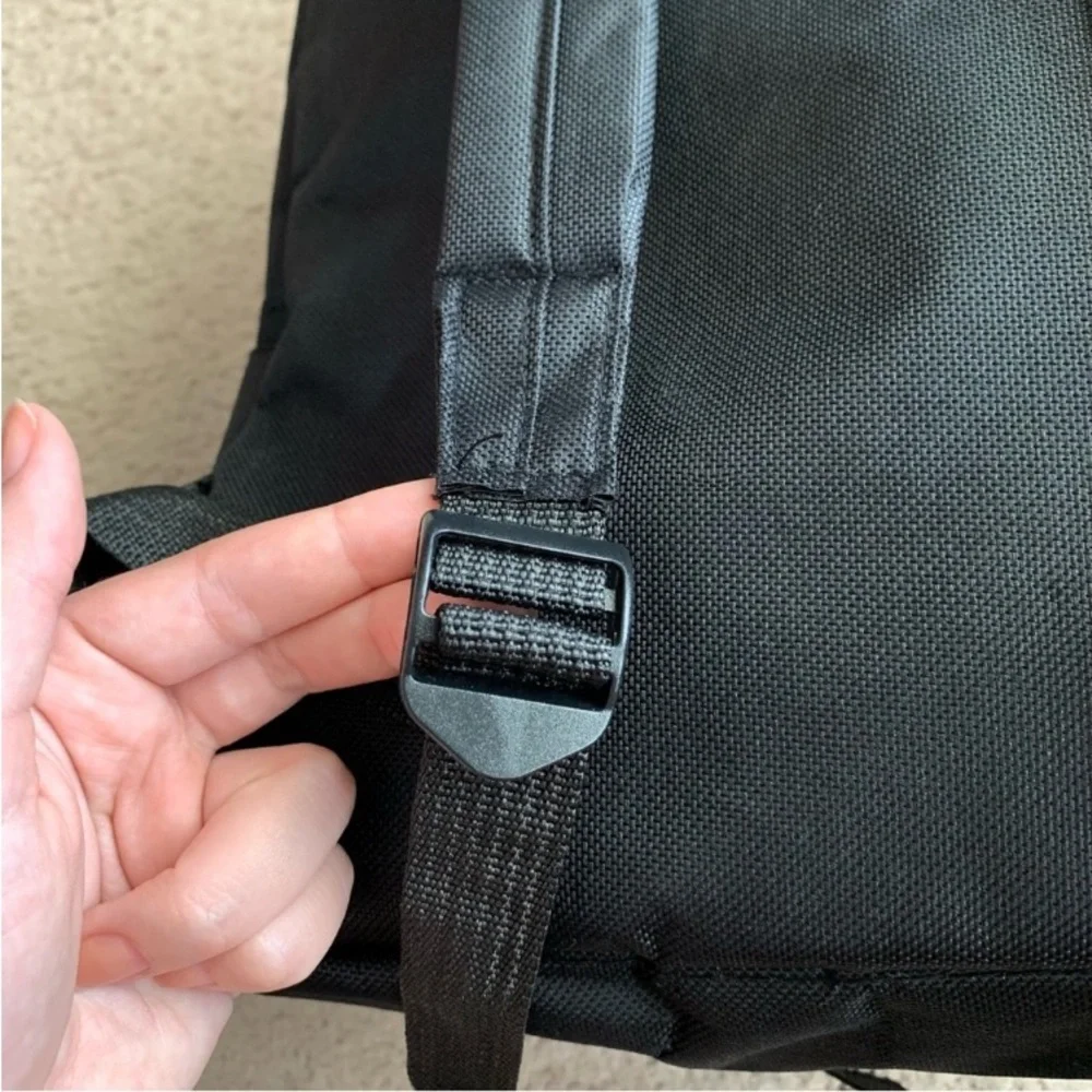 Daisy Black Midi Backpack